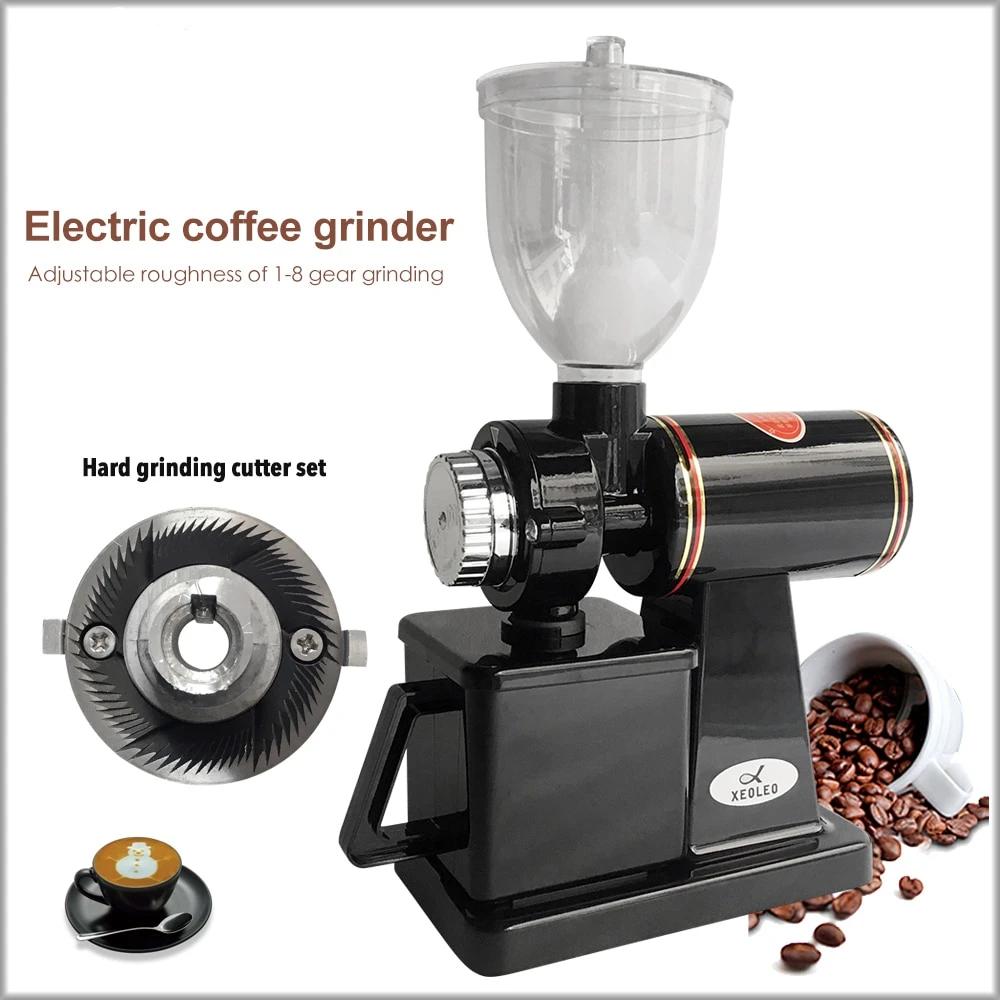 110V 220V Coffee Grinder Electric Red/Black Available Coffee Mill